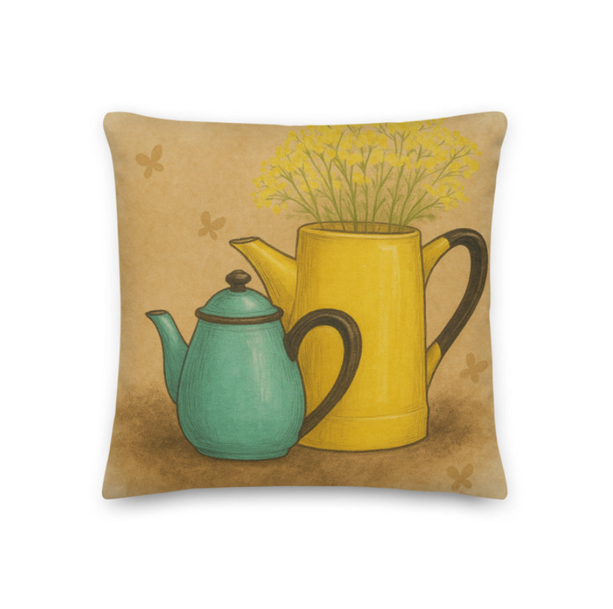 “The Teapot Will Remember” Cushion