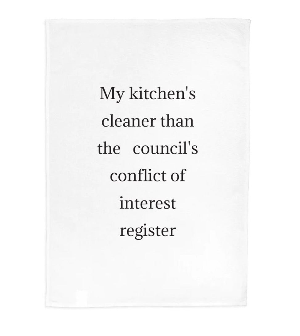 š§¼ Cleaner Than Council Tea Towel