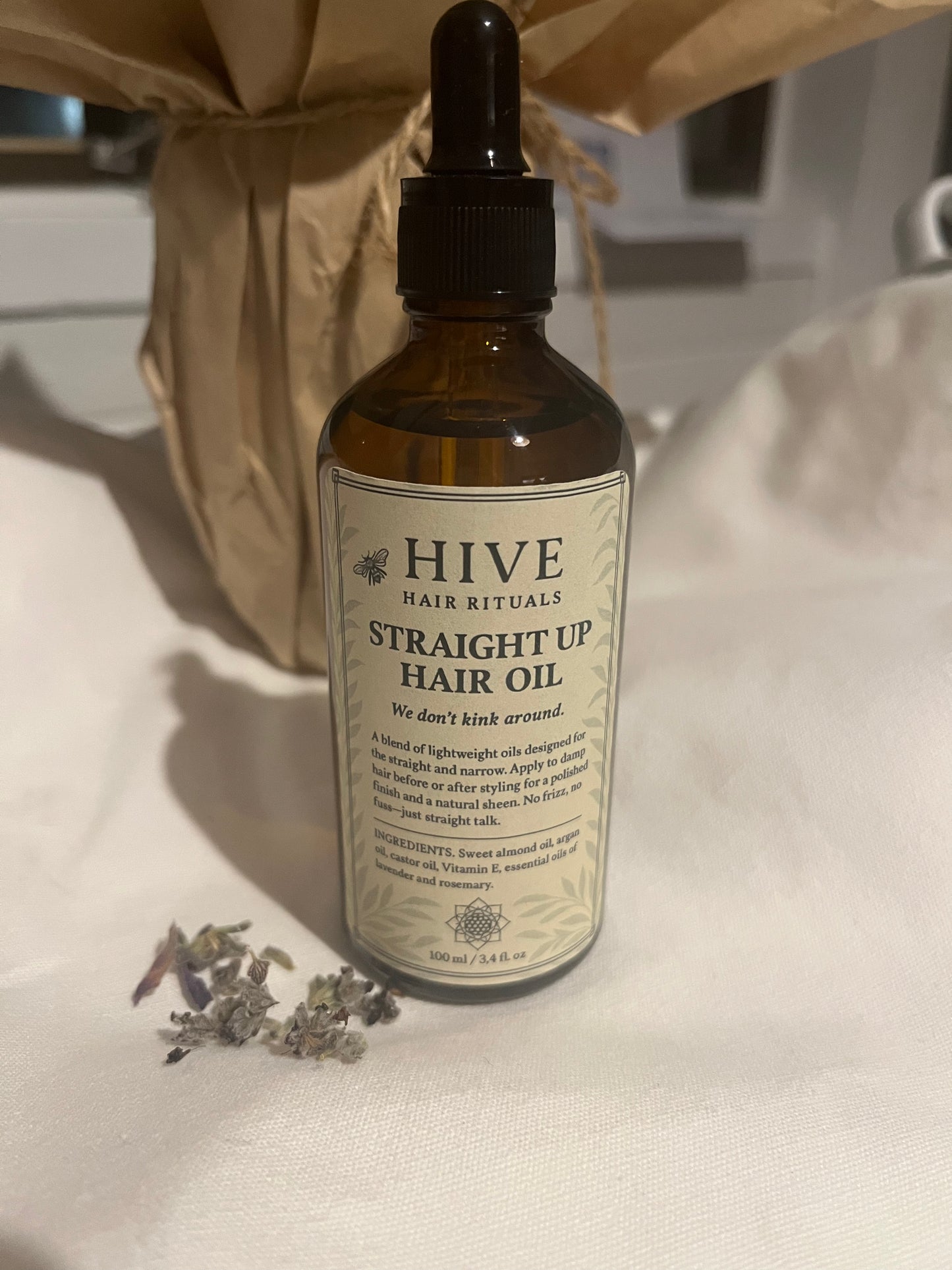 Straight Up Hair Oil – Frizz Slayer with 40% Argan