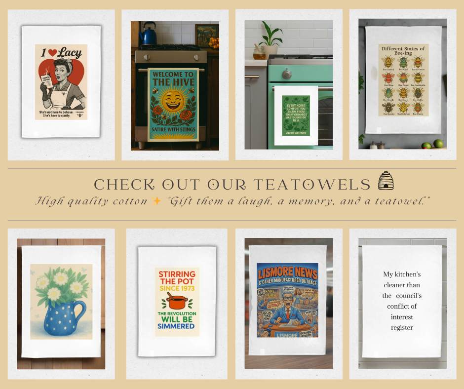 🐝 Hive Homewares – Tea Towels Worth Framing.