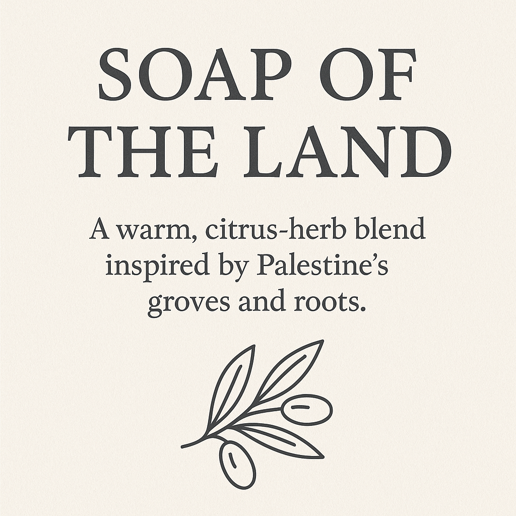 🫒 Soap of the Land – A Collection of Palestinian inspired Soaps in Solidarity