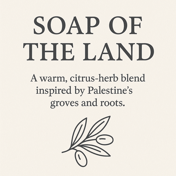 🫒 Soap of the Land – A Collection of Palestinian inspired Soaps in Solidarity