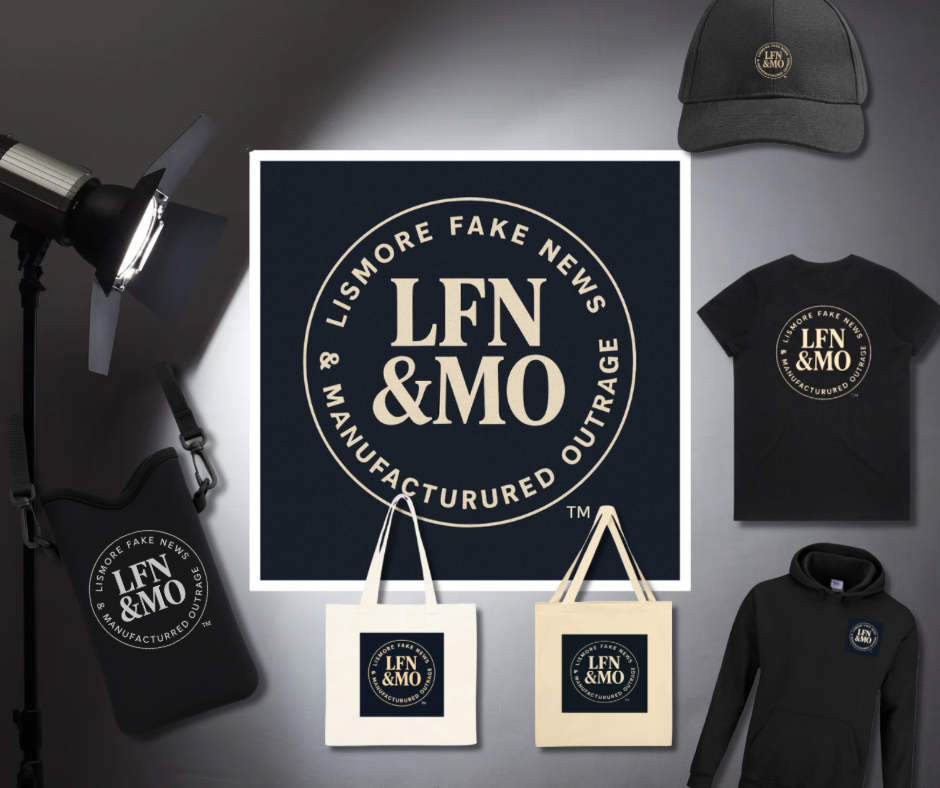 Lismore Fake News™ – The Official Merch Table