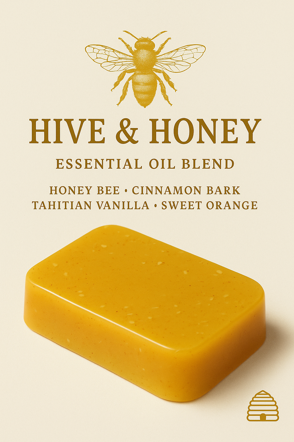 Hive & Honey – Handcrafted Honey & Oat Soap Bar