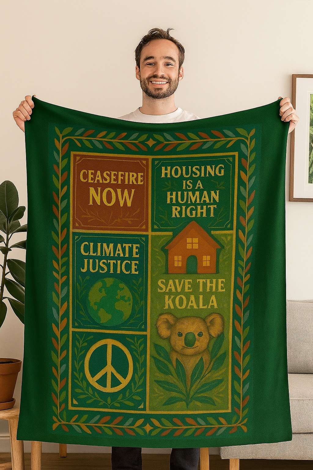 Granarchist Causes Blanket – Large 230x150cm