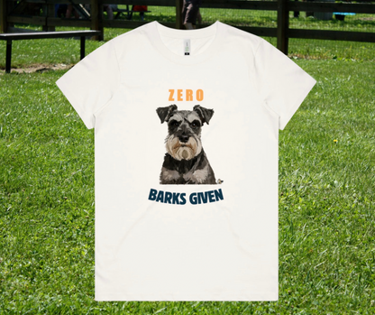 🐾 Zero Barks Given – Custom Pet Tee