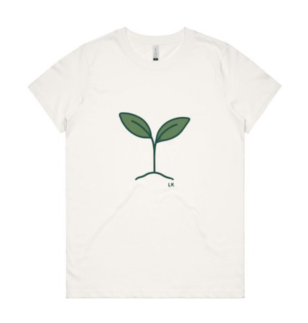 🌱 Seedling – Early Stages Tee. Organic Cotton