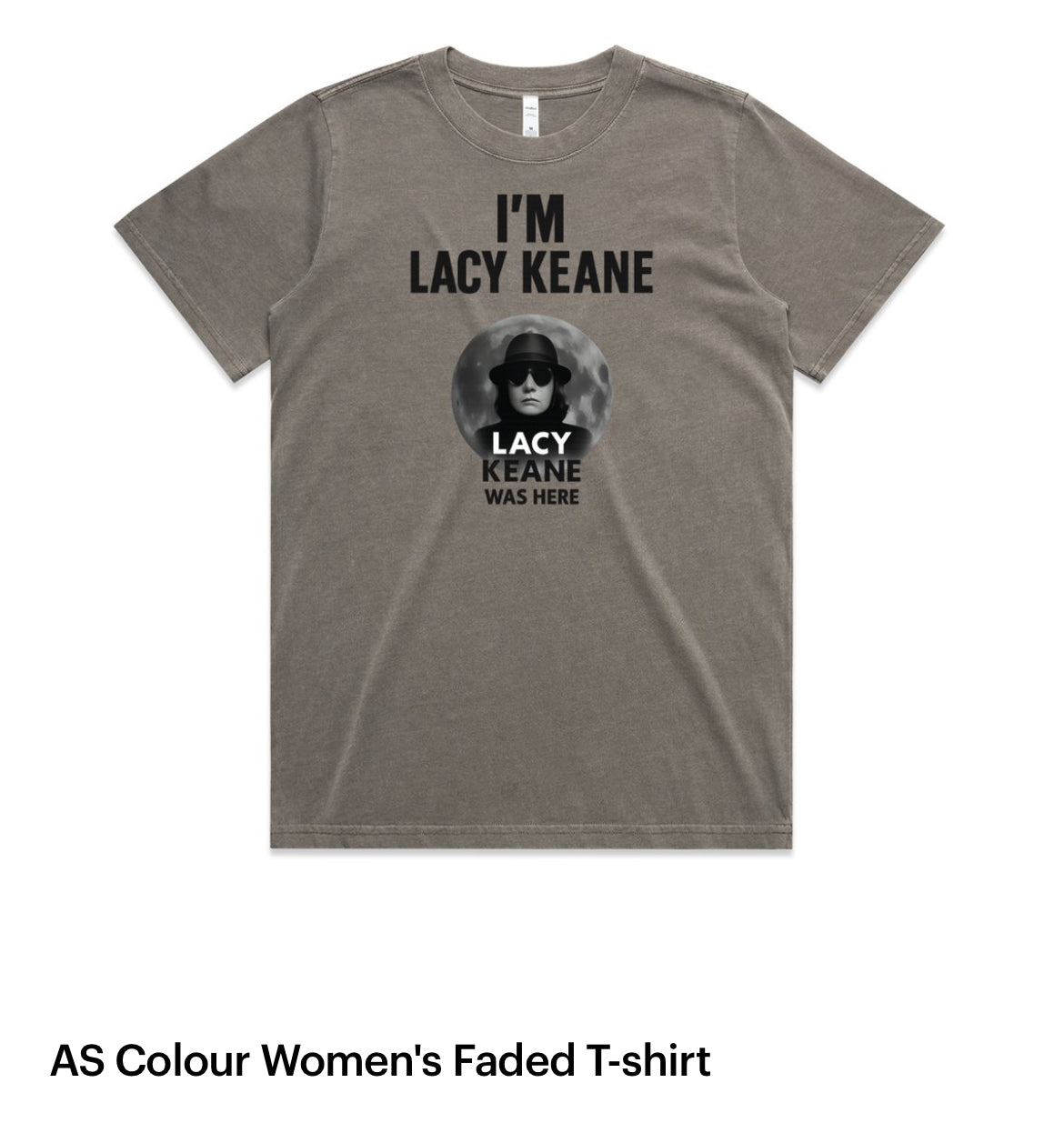 AS Color grey. Lacy Keane statement t-shirt