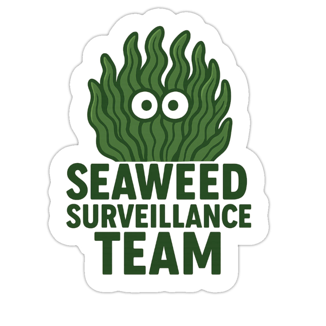 Seaweed Surveillance Team – Official Observer Badge (Sticker) 5x5cm Vinyl