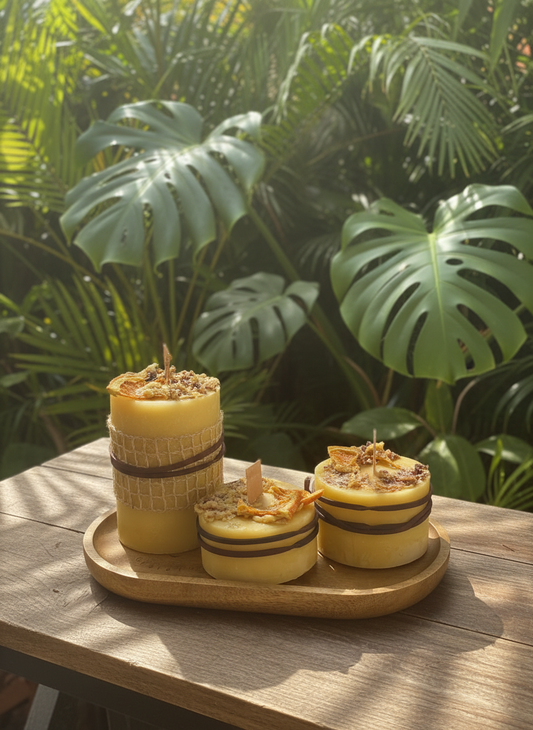 Honey Hive – Textured Wrap Trio
Pure beeswax elegance with a hint of hive magic.