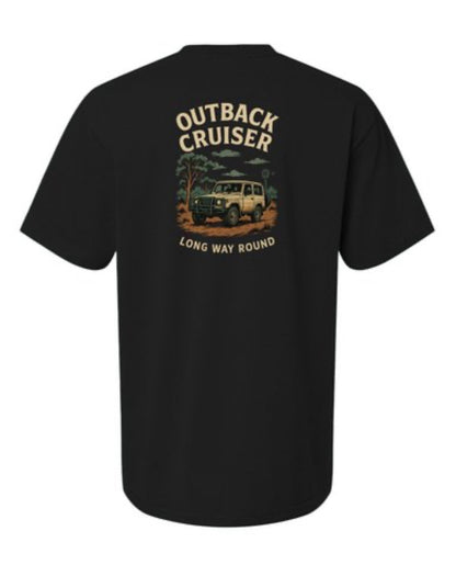 Outback Landcruiser men’s Tshirt. Available in multiple colors.