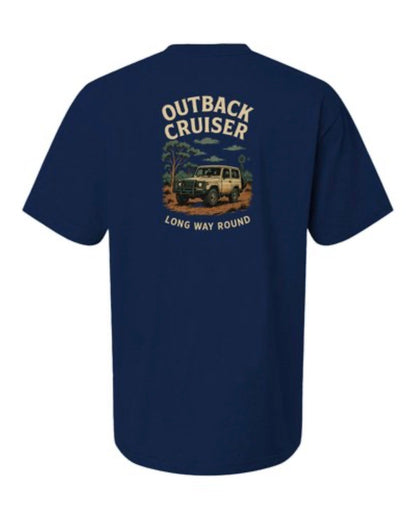 Outback Landcruiser men’s Tshirt. Available in multiple colors.