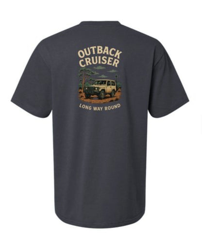 Outback Landcruiser men’s Tshirt. Available in multiple colors.