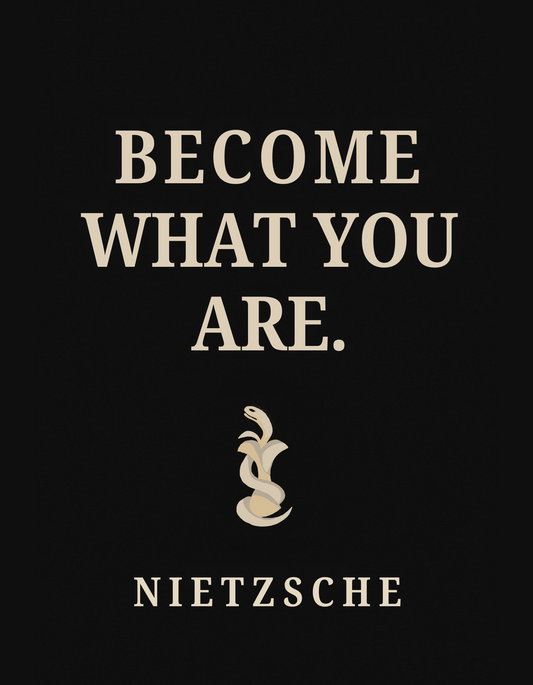 Become What You Are – Nietzsche Tee. Organic cotton. Women’s fit.